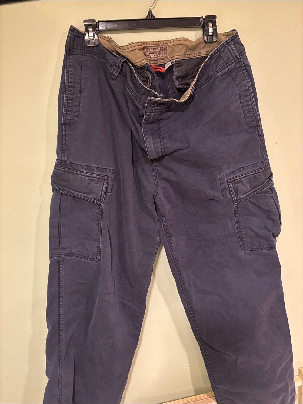 Old Navy Men’s Slate Blue Cargo Pants Y2K military style 1994